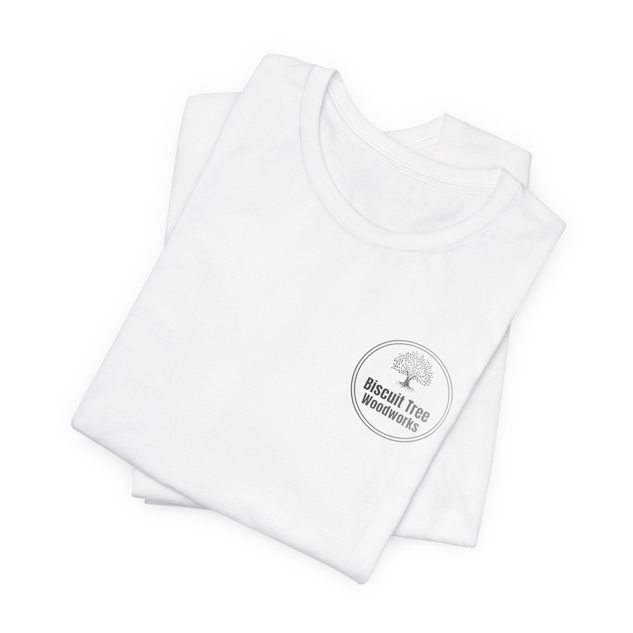 Biscuit Tree Woodworks logo Tee