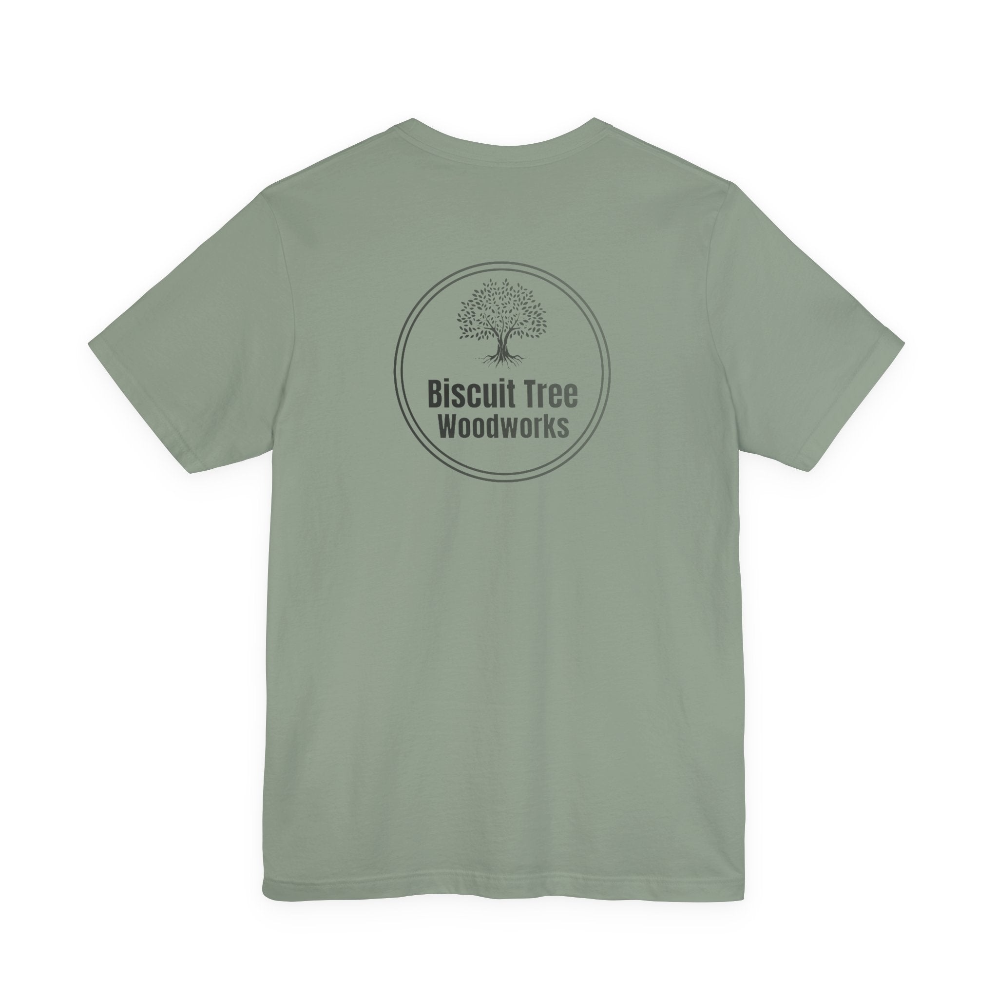 Biscuit Tree Woodworks logo Tee
