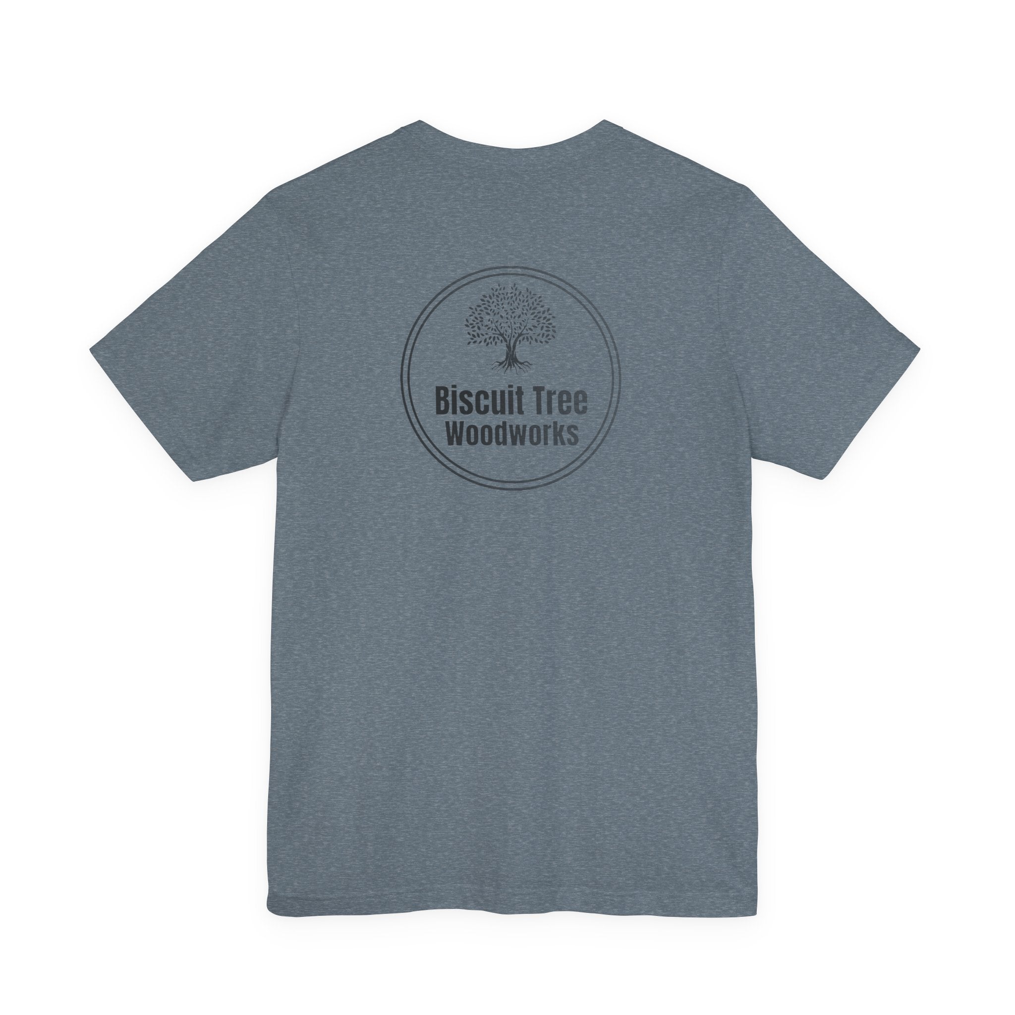 Biscuit Tree Woodworks logo Tee