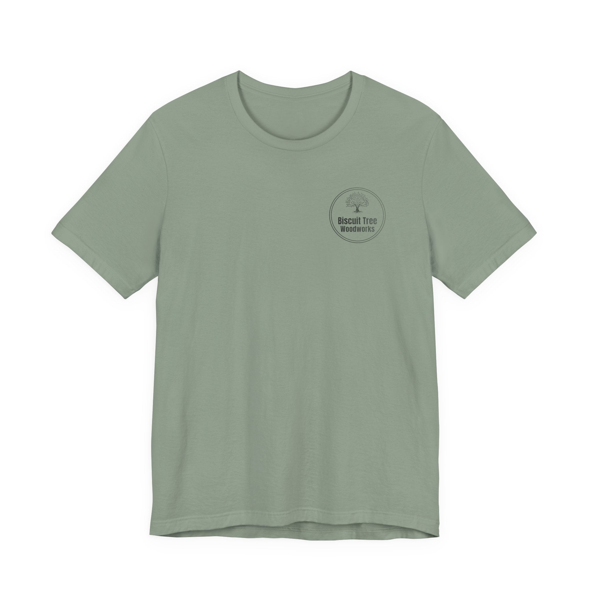 Biscuit Tree Woodworks logo Tee