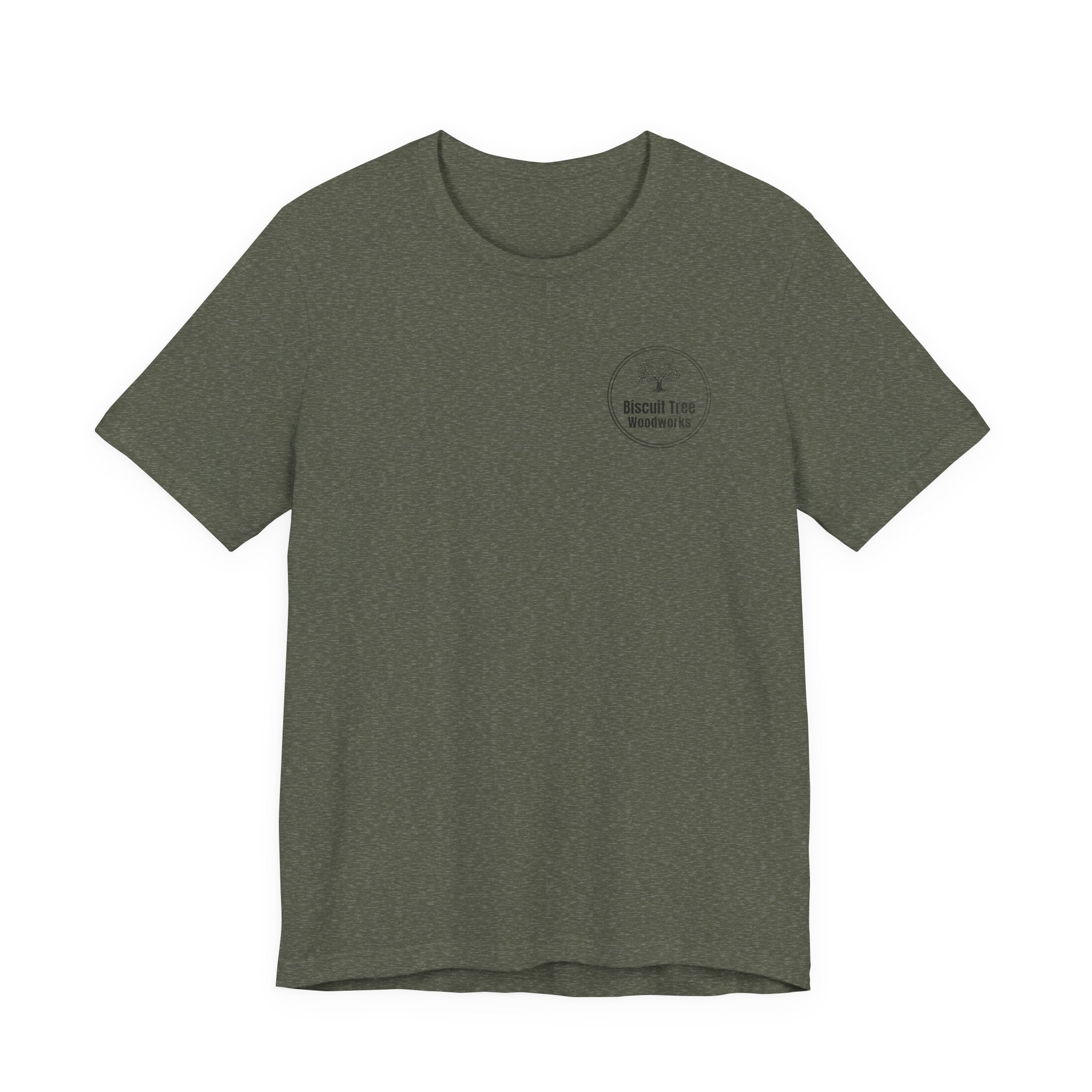 Biscuit Tree Woodworks logo Tee