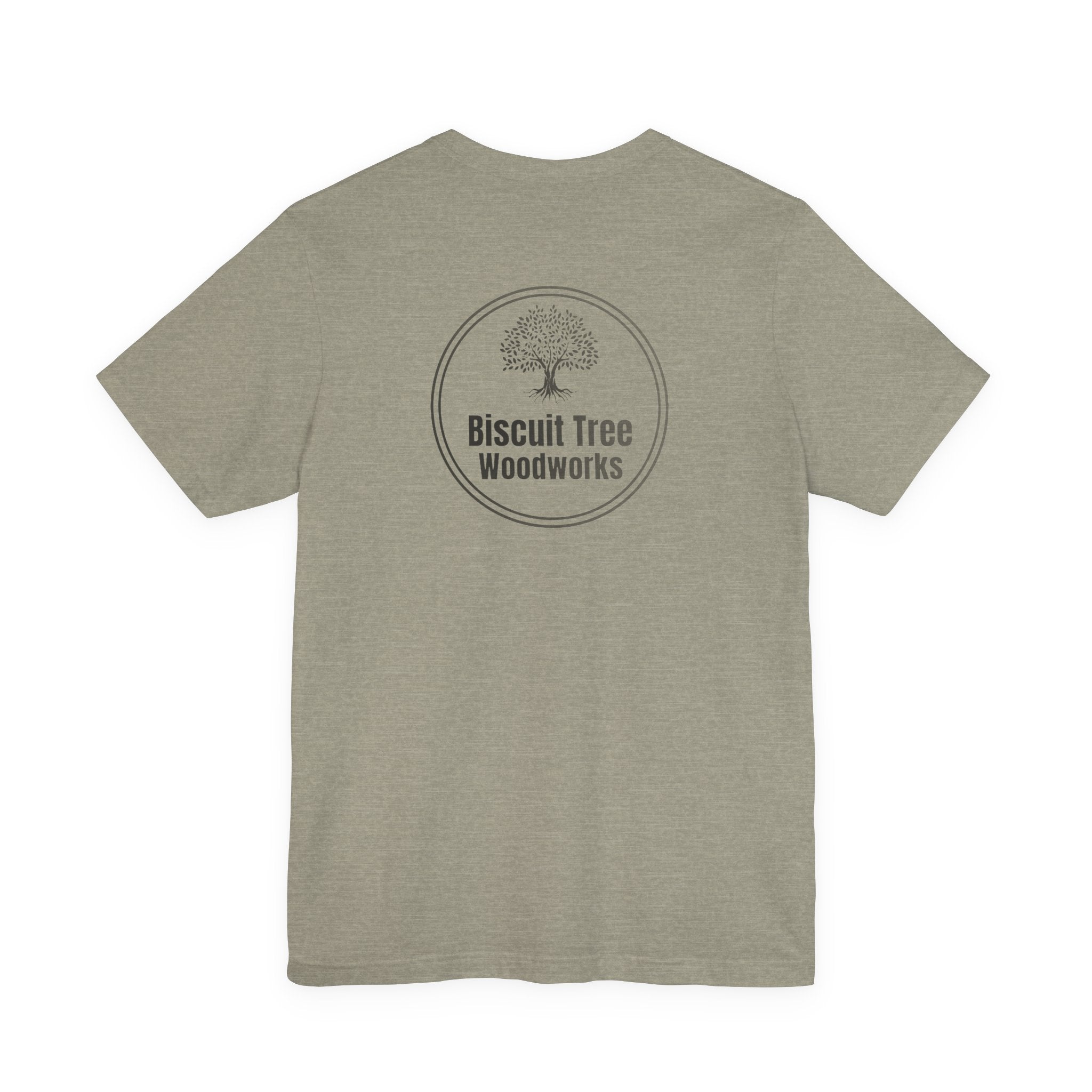 Biscuit Tree Woodworks logo Tee