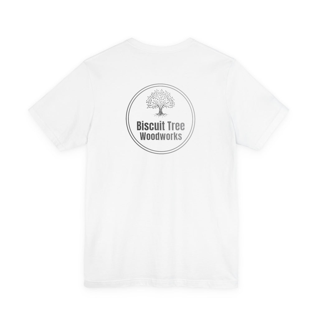 Biscuit Tree Woodworks logo Tee