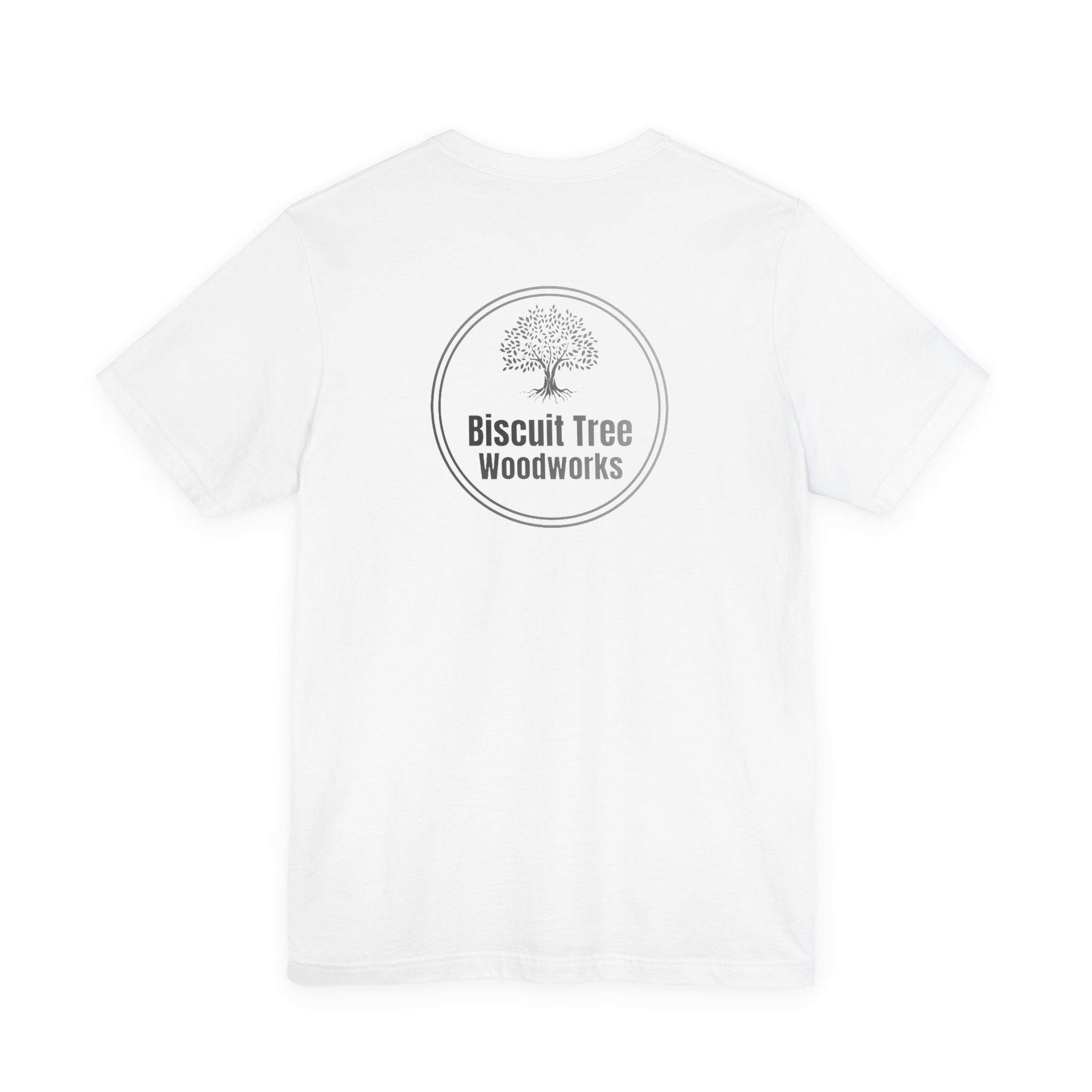 Biscuit Tree Woodworks logo Tee