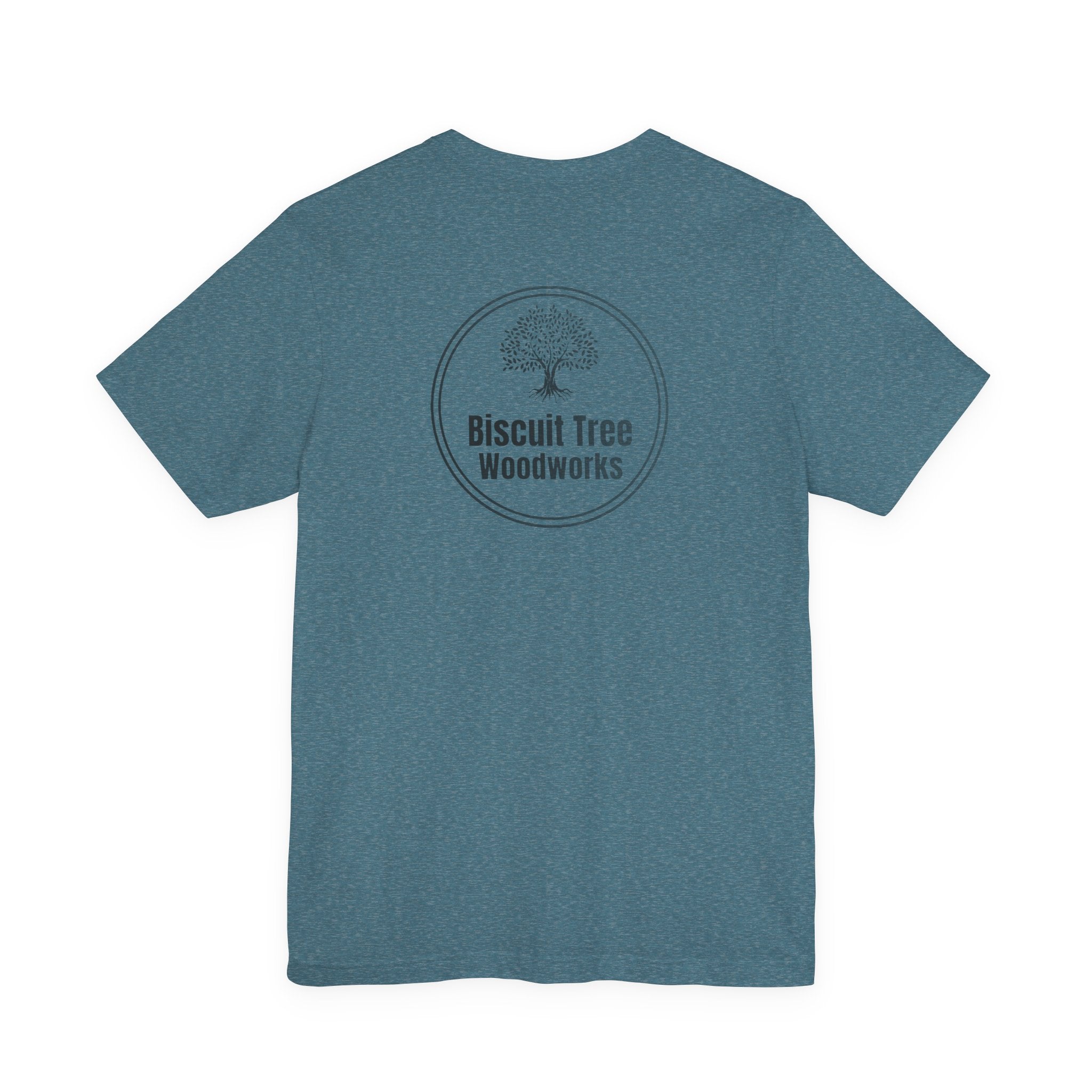 Biscuit Tree Woodworks logo Tee