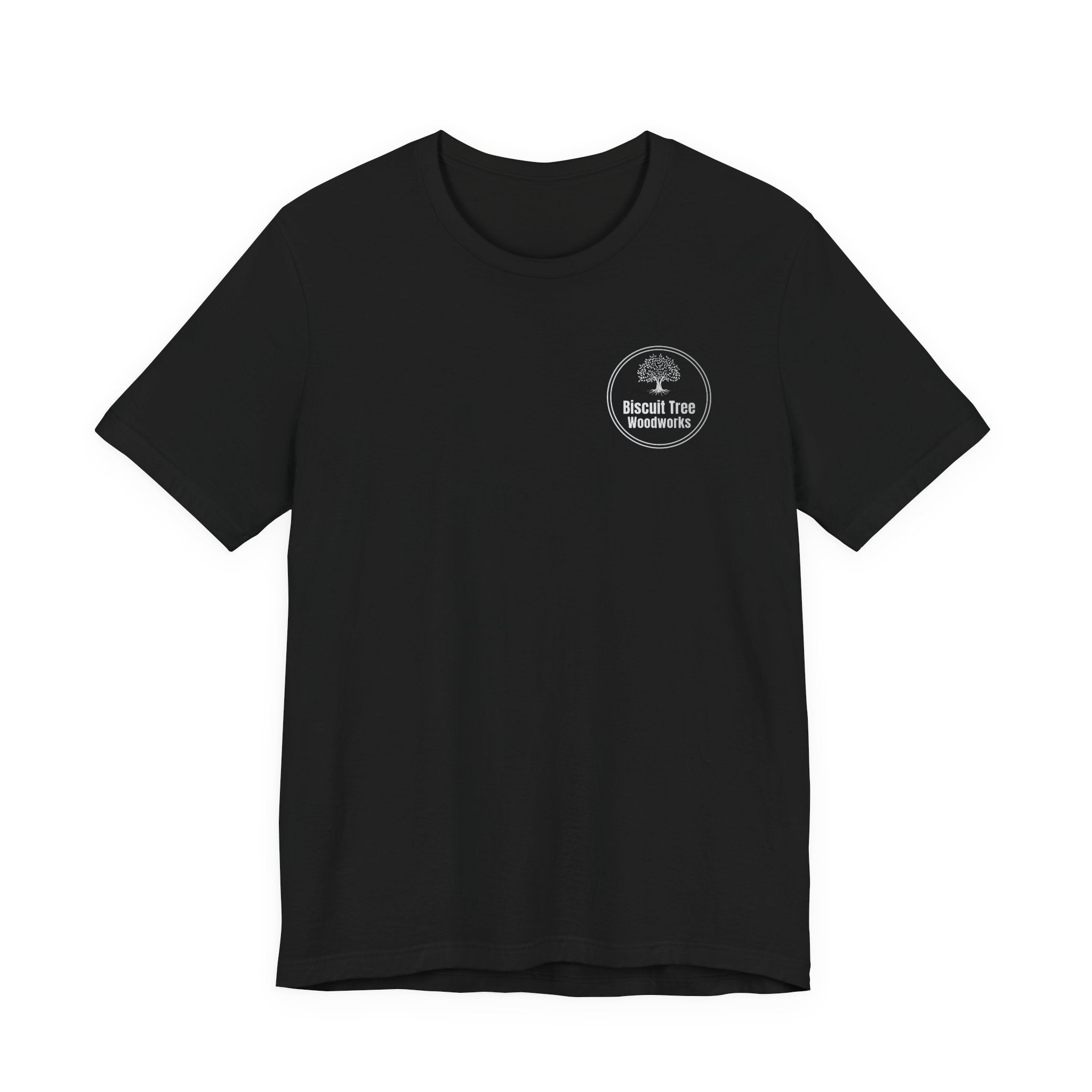 Biscuit Tree Woodworks logo Tee