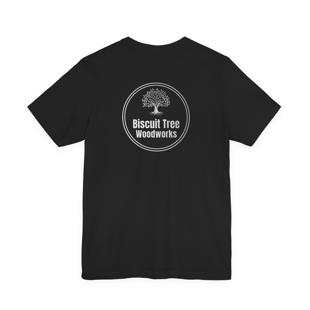 Biscuit Tree Woodworks logo Tee