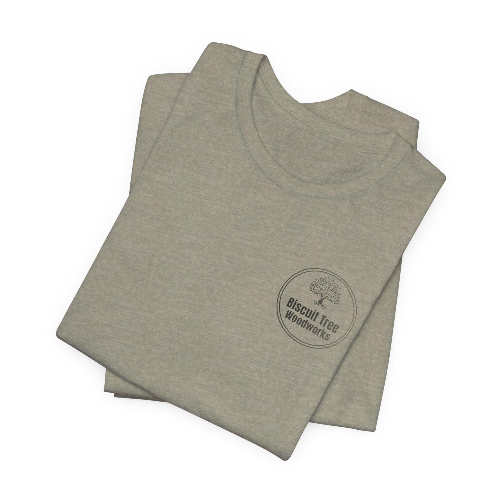 Biscuit Tree Woodworks logo Tee