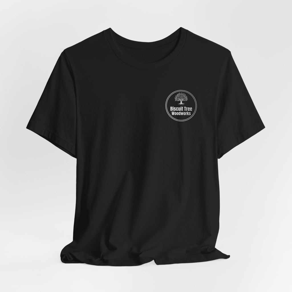 Biscuit Tree Woodworks logo Tee