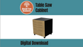 Table Saw Storage Cabinet - Plans