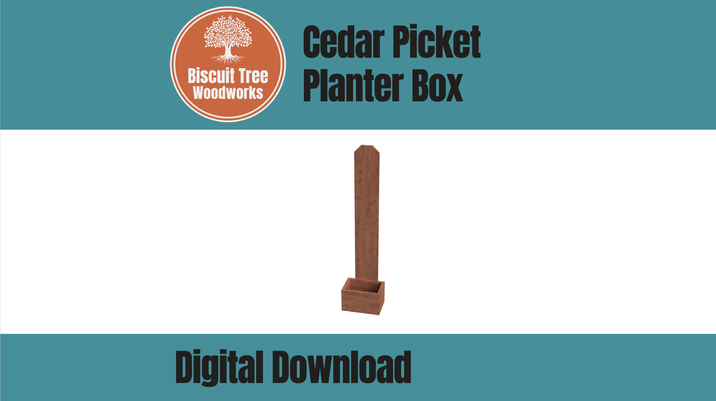 Porch Planter with Numbers - Plan